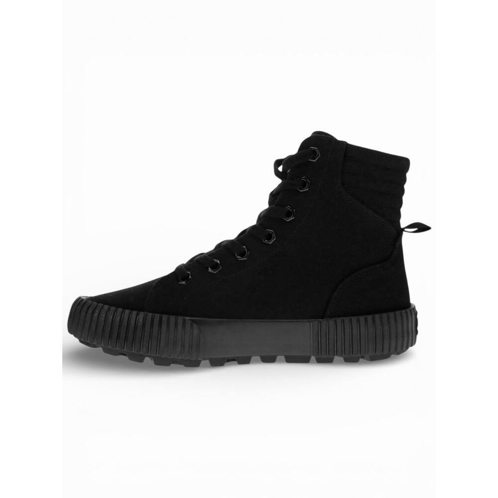 Levi's Women’s Hightop Fashion Sneaker Shoe Black Size 7 Olivia CVS Synthetic - Picture 2 of 5